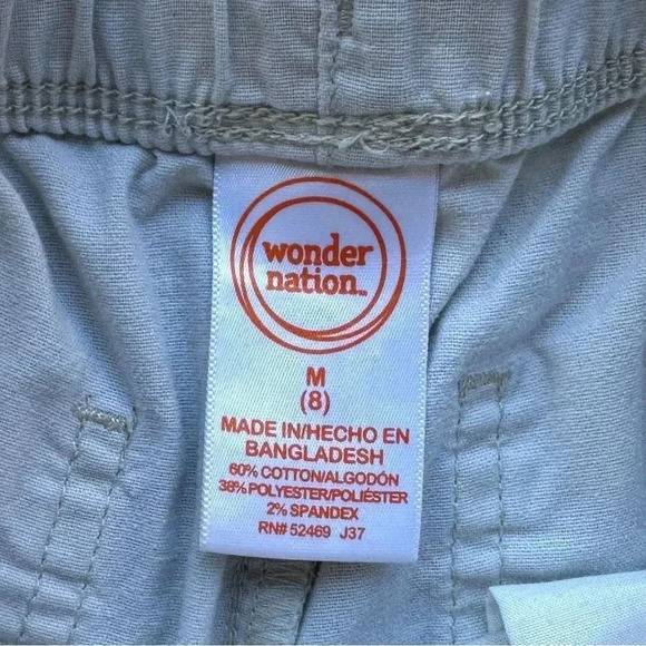 Wonder Nation Khaki Shorts Youth Medium - Picture 2 of 3
